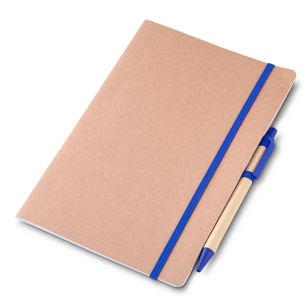Caderno P/ Anot. Kraft c/ Caneta