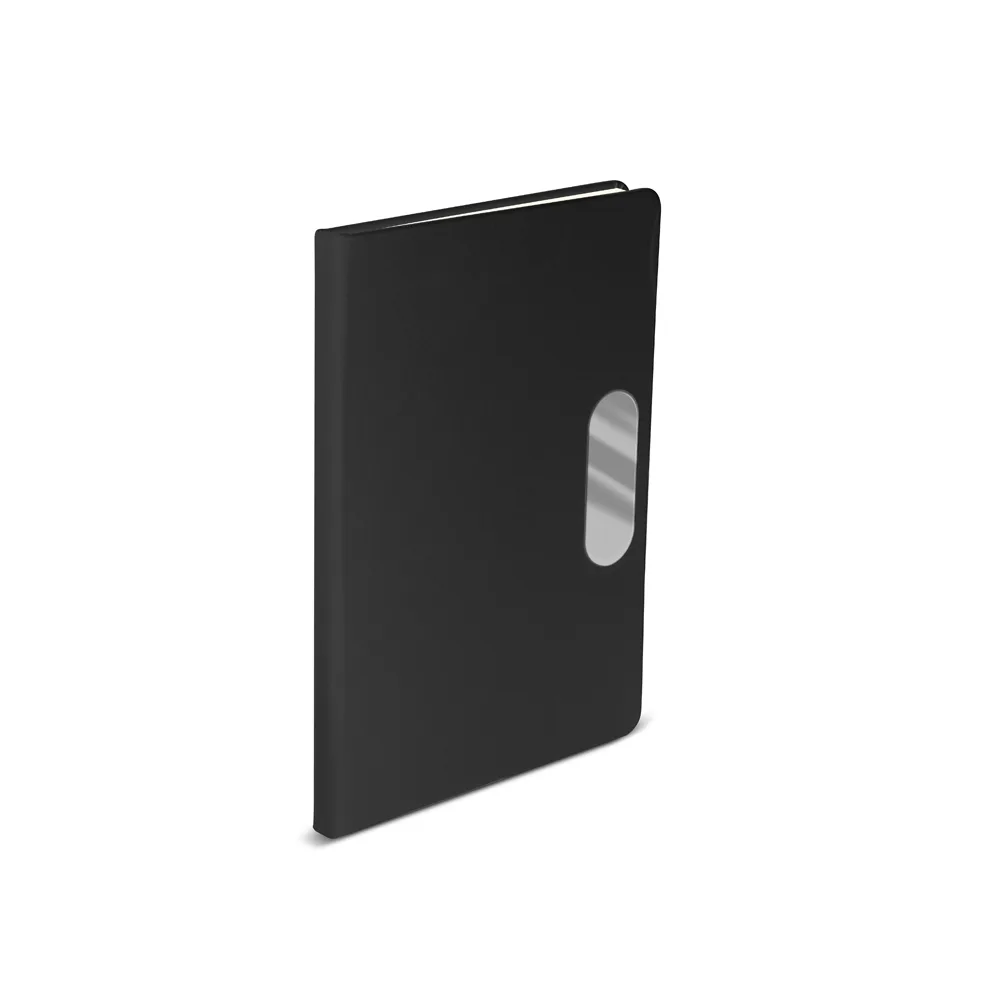 Caderno em Pu Com Placa em Metal - alternativa