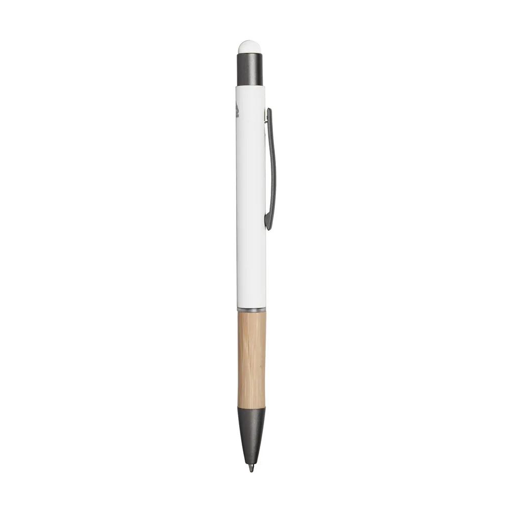 Caneta Touch Screen Alumínio e Bambu - alternativa