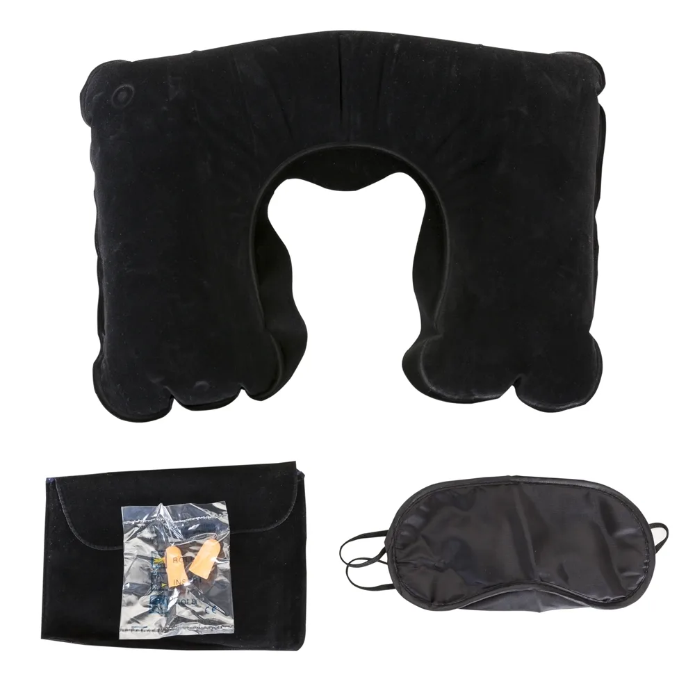 Kit Travesseiro Inflav Tapa Olho e Prot Auricular  - alternativa