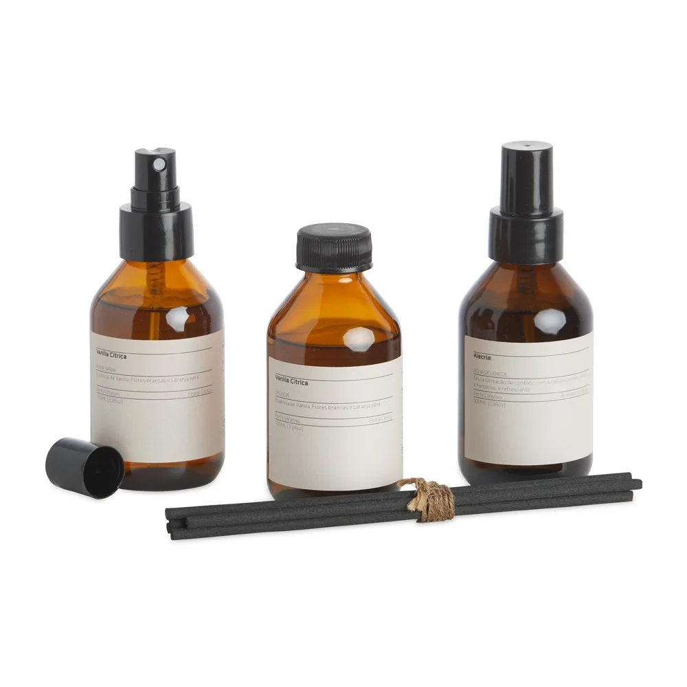 Kit c/ 3 Aromas P/ Ambientes Cedro Verde